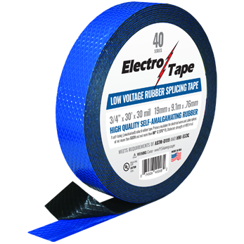 #40  3/4"x30'    30mil Low Voltage Rubber Splicing Tape