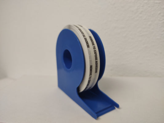 Heavy Duty Double Coated tissue tape w/Extended liner on a dispenser pack