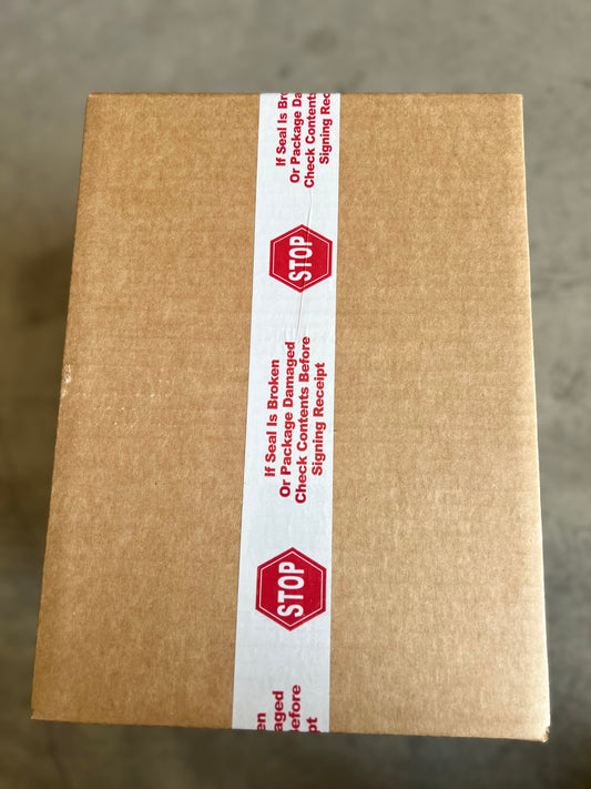 "Warning If This Seal is Broken" Tape - By The Case