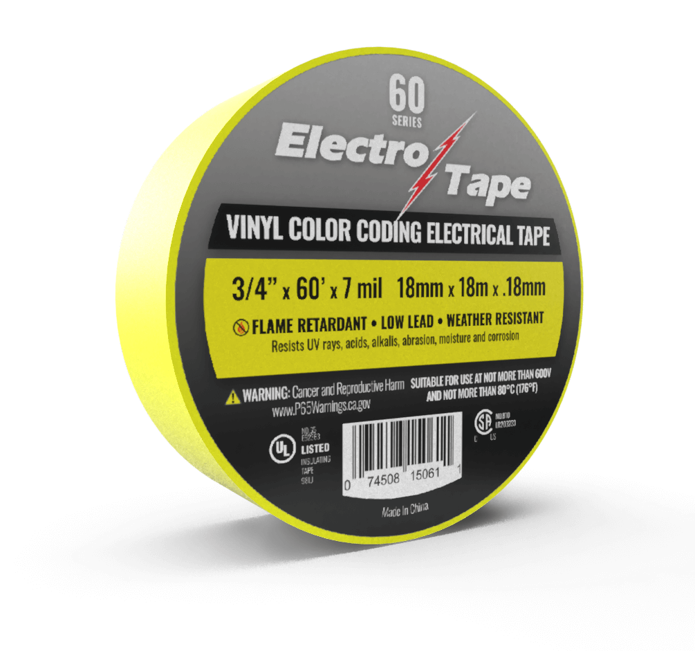 General Purpose Color Coding Electrical Tape – 60 Series