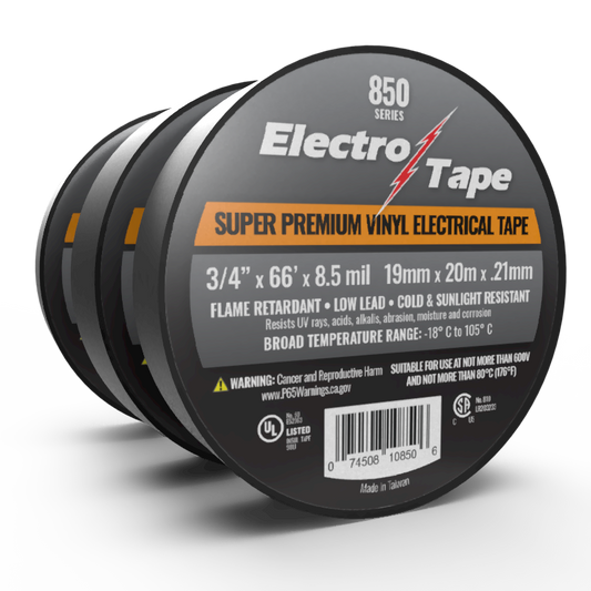 850 Premium Grade Electrical Tape in Plastic Container