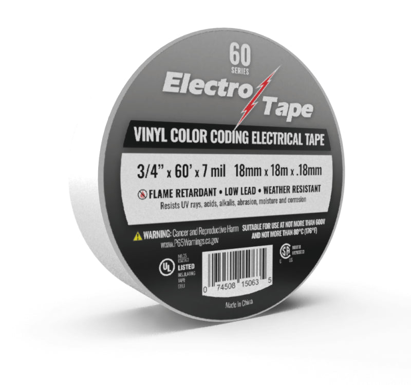 General Purpose Color Coding Electrical Tape – 60 Series