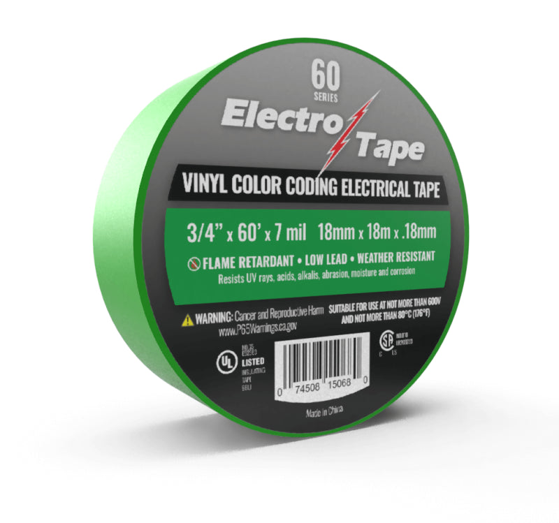 General Purpose Color Coding Electrical Tape – 60 Series