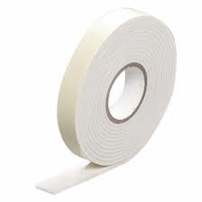 DC-PEF06R 1/16" Thick White  Double Sided Foam Tape